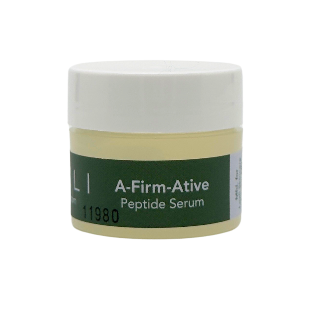 0.25 oz jar of A-Firm-Ative with green label