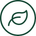 Paraben-free icon with leaf and circle