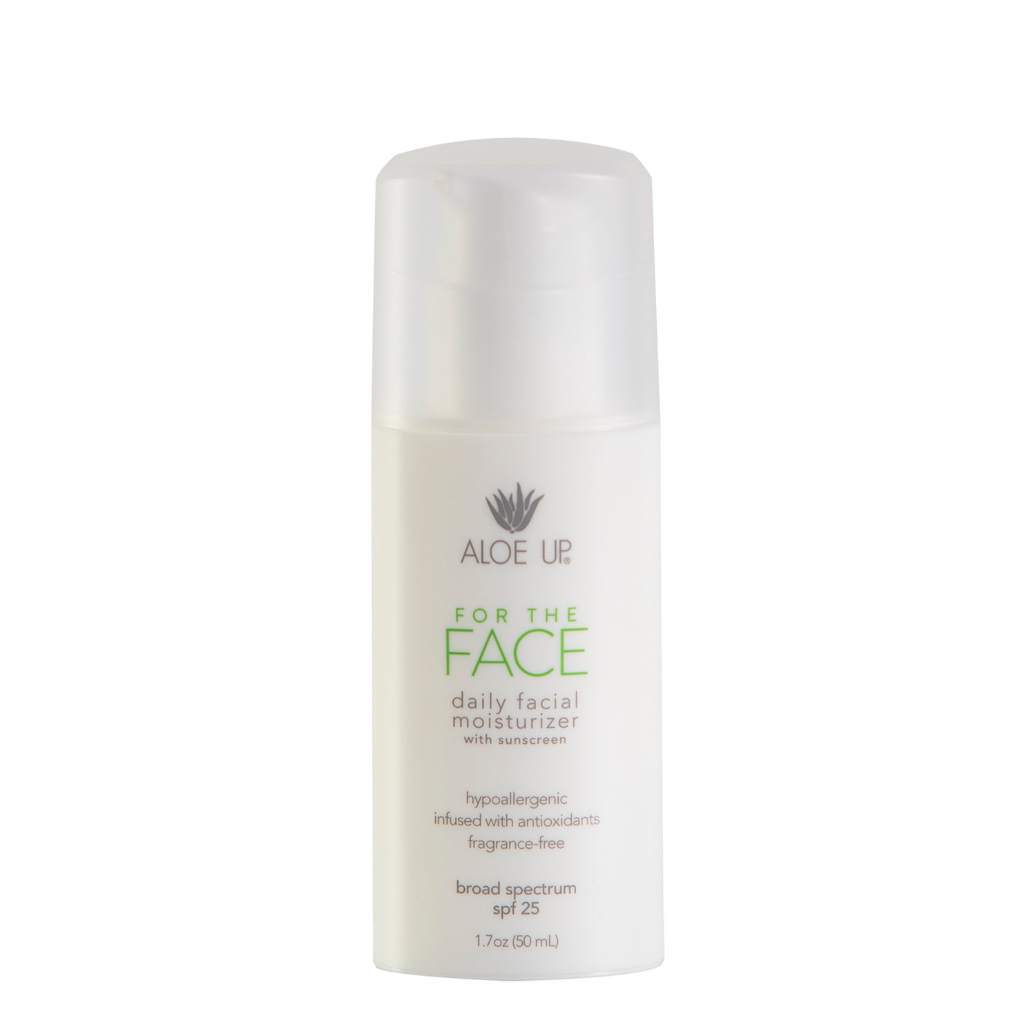 bottle of AloeUp For the Face 1.7 oz