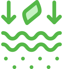 icon of aloe seeping into skin