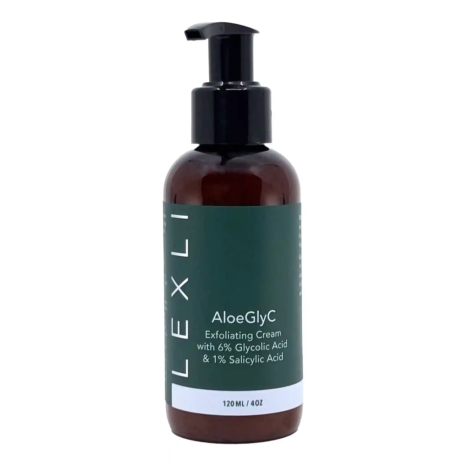 4 oz bottle with green label, AloeGlyC
